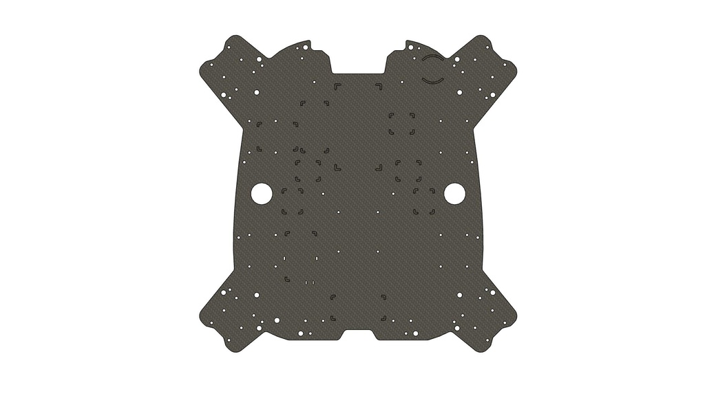 แผ่นเพลทล่าง คาร์บอนไฟเบอร์ ขนาด 3MM V4.1.1.0