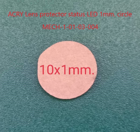 LEN PROTECTOR LED STATUS 1MM OPAQUE CIRCULAR