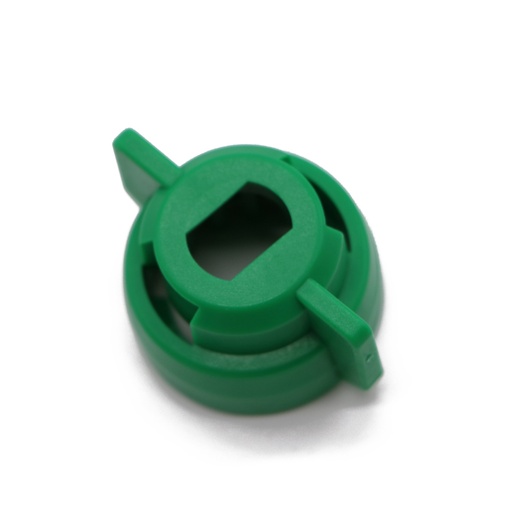 [SY-NL-OS-008-01-00] SPRAY NOZZLE FLAT QUICK RELEASE CAP GREEN (8B015)